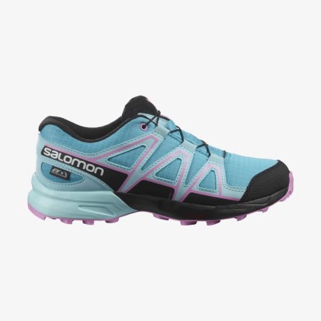 Scarpe Trail Running Salomon SPEEDCROSS CLIMASALOMON WATERPROOF Bambino Verde Acqua IT 6-B78